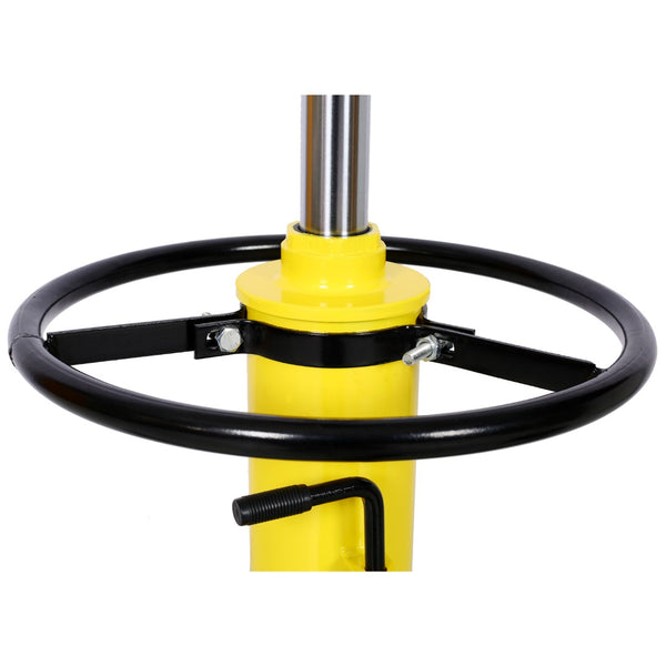English Elm 1660lbs Hydraulic Transmission Jack Two Stage Foot Pump Shop Lift 32 to 70 Inch W46557316