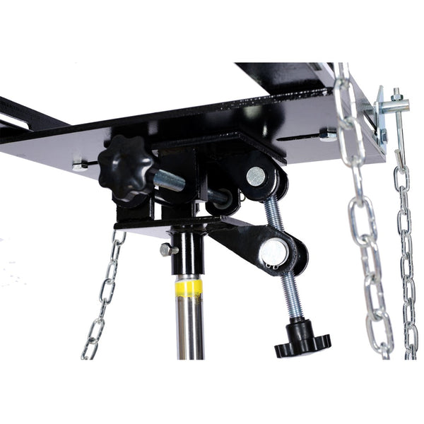 English Elm 1660lbs Hydraulic Transmission Jack Two Stage Foot Pump Shop Lift 32 to 70 Inch W46557316