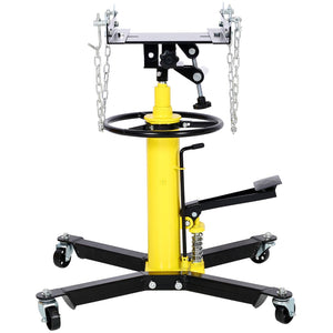 English Elm 1660lbs Hydraulic Transmission Jack Two Stage Foot Pump Shop Lift 32 to 70 Inch W46557316