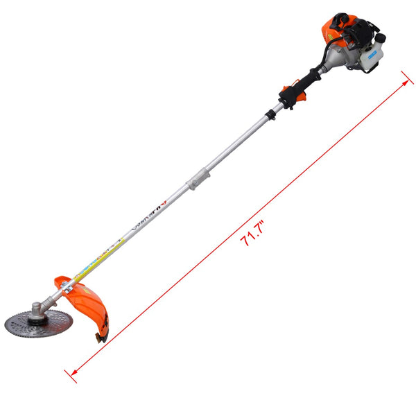 English Elm 10 Attachment 33cc Gas Yard System with Pole Saw Hedge Trimmer and Brush Cutter W46558448