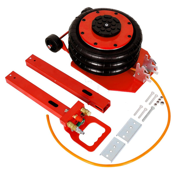 English Elm 3t Pneumatic Triple Bag Air Jack 6600lb Capacity Fast Lift for Off-road Terrain W46558458
