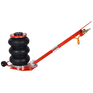 English Elm 3t Pneumatic Triple Bag Air Jack 6600lb Capacity Fast Lift for Off-road Terrain W46558458