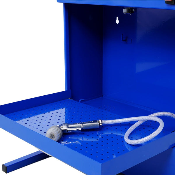 English Elm Micro Wall Mount Parts Cleaner with 14l Tank Welded Steel Powder Coated Finish W46559176