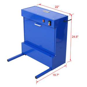 English Elm Micro Wall Mount Parts Cleaner with 14l Tank Welded Steel Powder Coated Finish W46559176