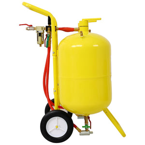English Elm Dual Tank Abrasive Blaster with Steel Hoppers Quick-change Valve and Four Nozzle Sizes W46559178