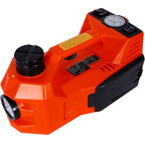 English Elm Electric Hydraulic Floor Jack Kit 5 Ton 12v with Impact Wrench and Led Light W46560408