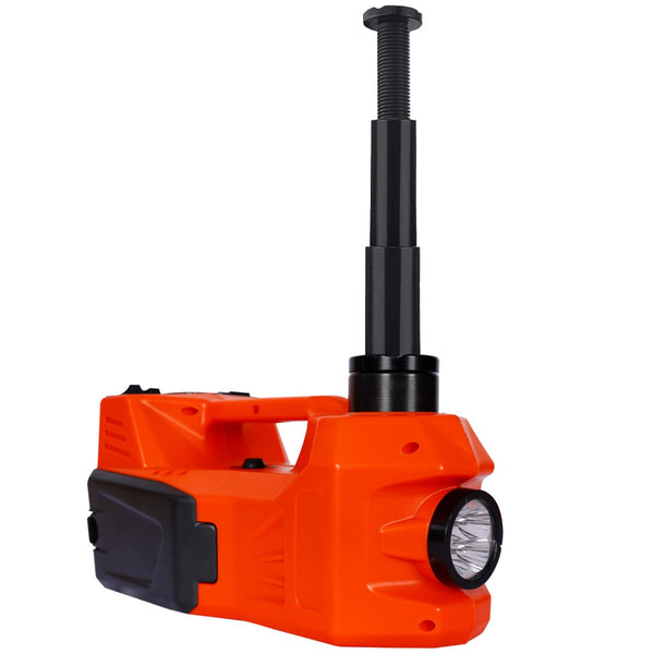 English Elm Electric Hydraulic Floor Jack Kit 5 Ton 12v with Impact Wrench and Led Light W46560408