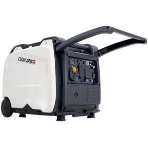 English Elm Super Quiet 4500W Inverter Generator Portable Pure Sine Wave RV Ready Electric Start Gray W46560431