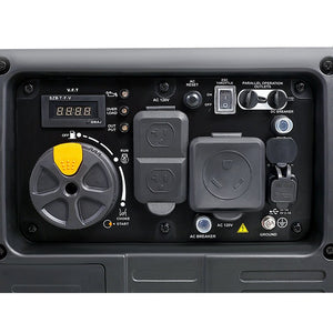 English Elm Super Quiet 4500W Inverter Generator Portable Pure Sine Wave RV Ready Electric Start Gray W46560431