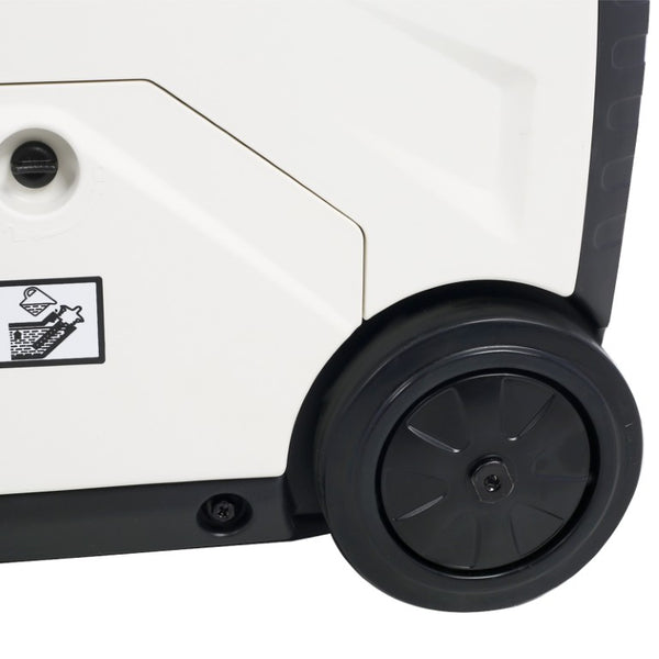 English Elm Super Quiet 4500W Inverter Generator Portable Pure Sine Wave RV Ready Electric Start Gray W46560431