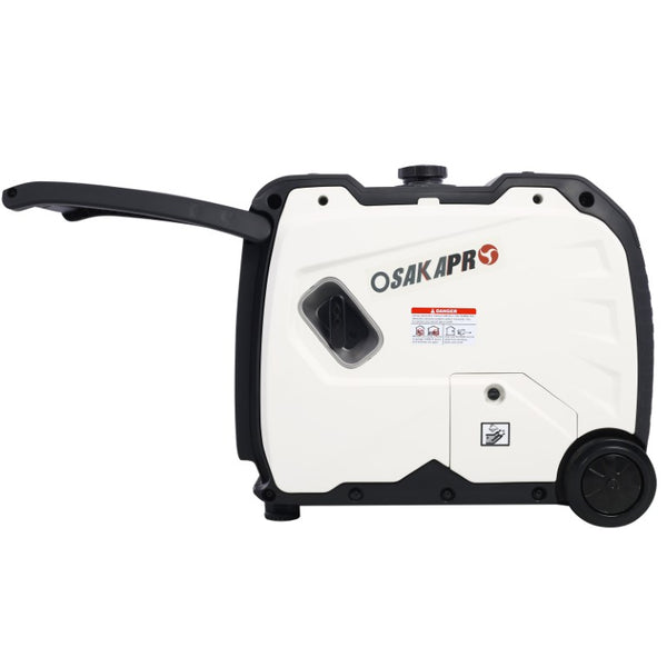 English Elm Super Quiet 4500W Inverter Generator Portable Pure Sine Wave RV Ready Electric Start Gray W46560431