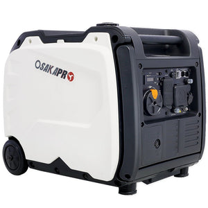 English Elm Super Quiet 4500W Inverter Generator Portable Pure Sine Wave RV Ready Electric Start Gray W46560431