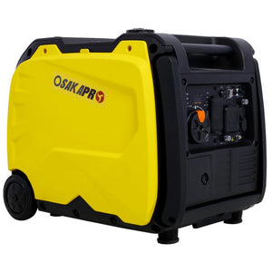 English Elm Super Quiet 4500W Inverter Generator Portable Pure Sine Wave RV Ready Electric Start Yellow W46560432