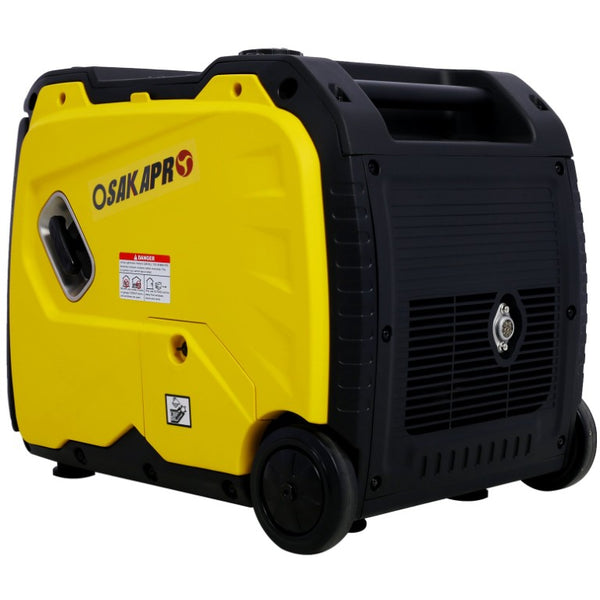 English Elm Super Quiet 4500W Inverter Generator Portable Pure Sine Wave RV Ready Electric Start Yellow W46560432