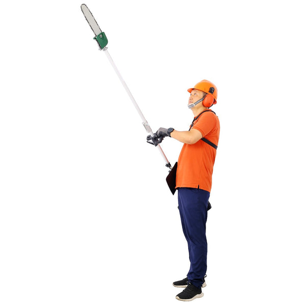 English Elm 4 Attachment Gas Powered Yard Tool System 31cc 4 Stroke Engine with Pole Saw Hedge Trimmer W46561886
