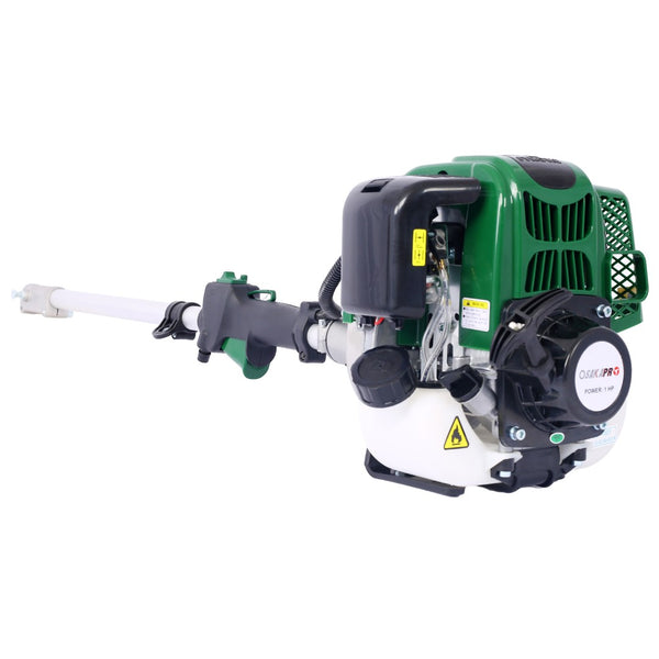 English Elm 4 Attachment Gas Powered Yard Tool System 31cc 4 Stroke Engine with Pole Saw Hedge Trimmer W46561886