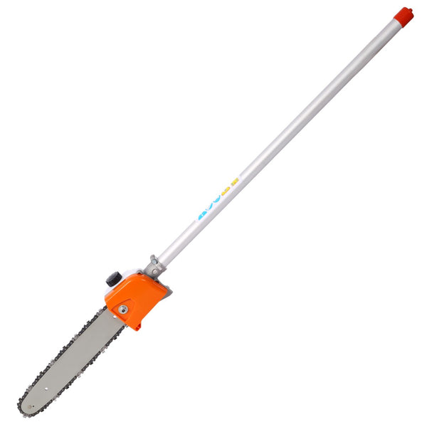 English Elm 4 in 1 Gas Powered Yard Tool System with Pole Saw Hedge Trimmer and Brush Cutter W46561887