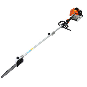 English Elm 4 in 1 Gas Powered Yard Tool System with Pole Saw Hedge Trimmer and Brush Cutter W46561887