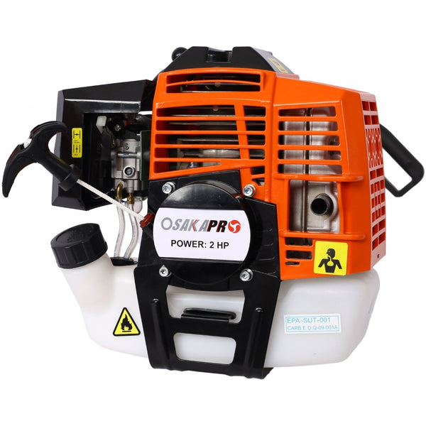 English Elm 4 in 1 Gas Powered Yard Tool System with Pole Saw Hedge Trimmer and Brush Cutter W46561887