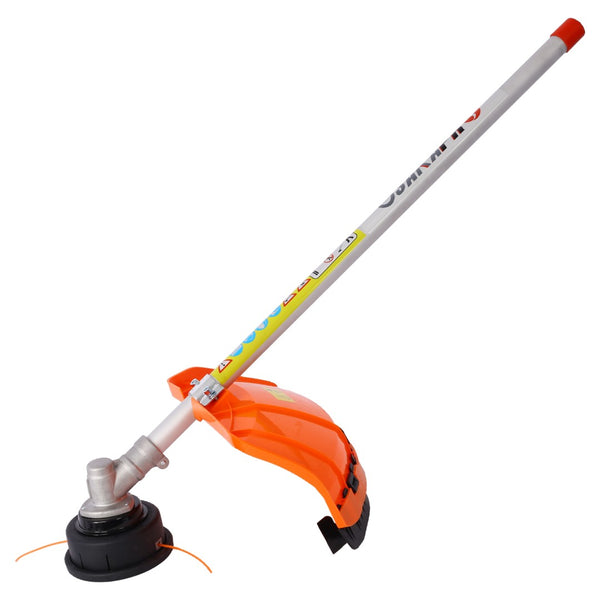English Elm 8 in 1 Gas Powered Multi Attachment Yard Tool System with 56cc 2 Stroke Engine W46561889
