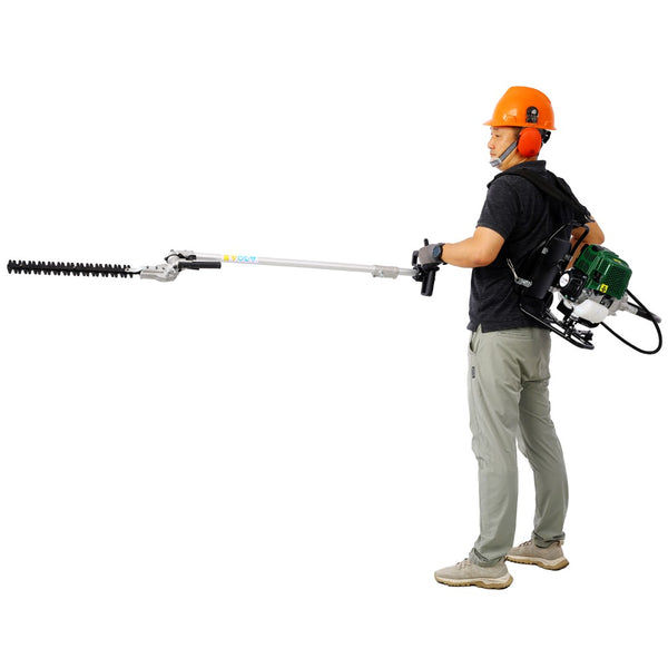 English Elm Backpack 4 in 1 Gas Powered Outdoor Tool System with 31cc 4 Stroke Engine Epa Rated W46561891