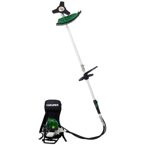 English Elm Backpack 4-stroke 38cc Gas Multi-tool System with Pole Saw and Hedge Trimmer W46561892