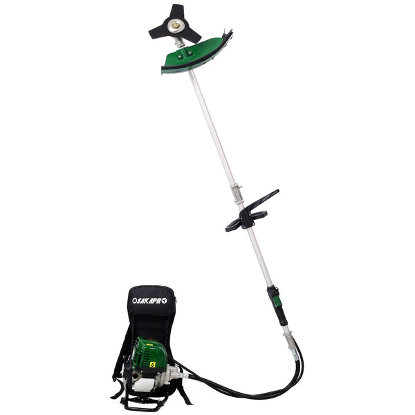 English Elm Backpack 4-stroke 38cc Gas Multi-tool System with Pole Saw and Hedge Trimmer W46561892