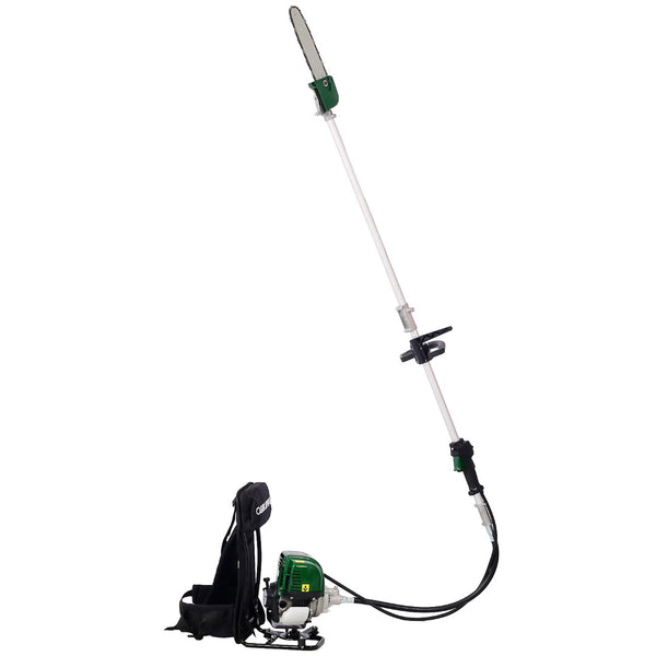 English Elm Backpack 4-stroke 38cc Gas Multi-tool System with Pole Saw and Hedge Trimmer W46561892