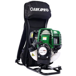 English Elm Backpack 4-stroke 38cc Gas Multi-tool System with Pole Saw and Hedge Trimmer W46561892