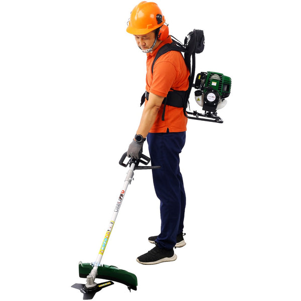 English Elm Backpack 4-stroke 38cc Gas Multi-tool System with Pole Saw and Hedge Trimmer W46561892