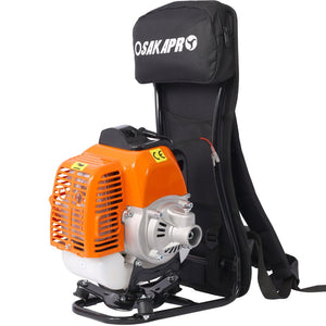 English Elm Backpack 52cc Gas Multi-tool System with Pole Saw Hedge Trimmer and Brush Cutter W46561895