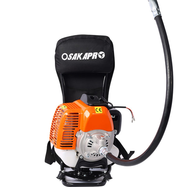 English Elm Backpack 52cc Gas Multi-tool System with Pole Saw Hedge Trimmer and Brush Cutter W46561895