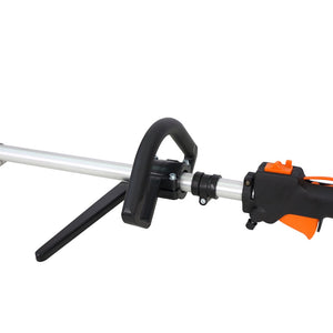 English Elm Backpack 52cc Gas Multi-tool System with Pole Saw Hedge Trimmer and Brush Cutter W46561895