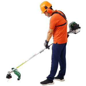 English Elm 9 in 1 Gas Powered 38cc 4 Stroke Multi Attachment Outdoor Power Tool System W46564151