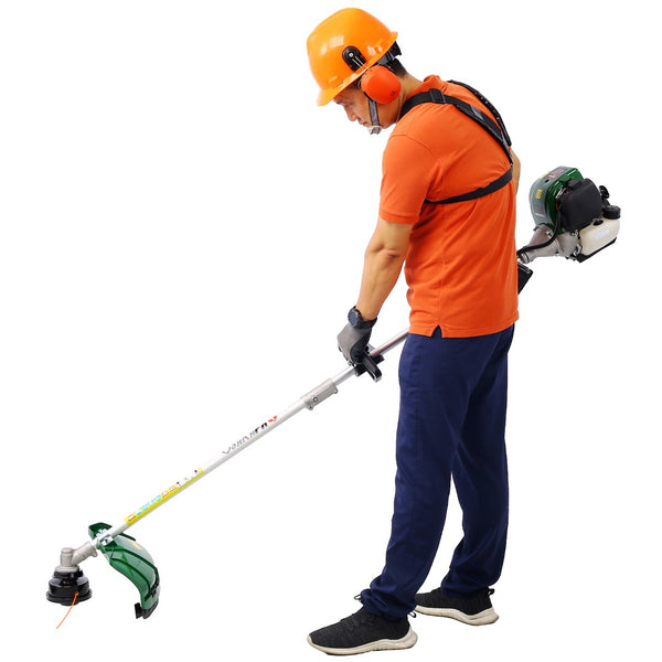 English Elm 9 in 1 Gas Powered 38cc 4 Stroke Multi Attachment Outdoor Power Tool System W46564151