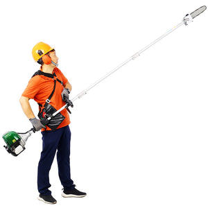 English Elm 9 in 1 Gas Powered 38cc 4 Stroke Multi Attachment Outdoor Power Tool System W46564151