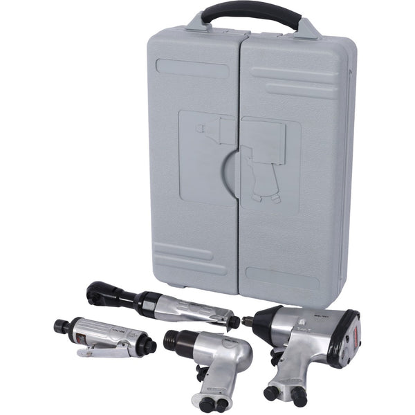 English Elm Air Tool Kit 71 Piece Pneumatic Set with Impact Wrench Ratchet Die Grinder Case W46564152