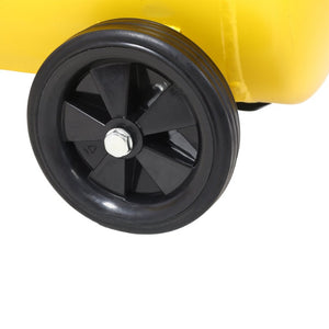 English Elm 2.5 HP Oil-Free Silent Air Compressor 13 Gallon Portable Shop Tool with Auto Drain Yellow W46564406
