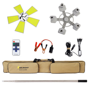 English Elm 15000lm Cob Flood Telescoping Pole Camp Light Ip67 Weatherproof Portable Backyard W46566950