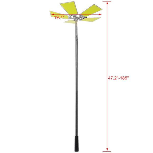 English Elm 15000lm Cob Flood Telescoping Pole Camp Light Ip67 Weatherproof Portable Backyard W46566950