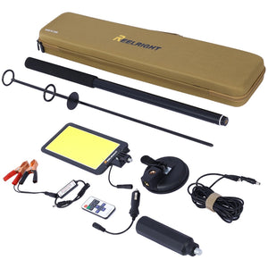 English Elm Led Cob Flood Lamp 10000 Lumen Telescoping Pole Mount Ip65 Waterproof Camping Light W46566951