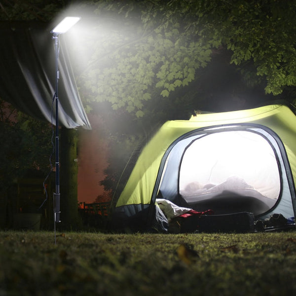 English Elm Led Cob Flood Lamp 10000 Lumen Telescoping Pole Mount Ip65 Waterproof Camping Light W46566951