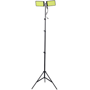 English Elm Led Dual Head Tripod Work Light 11200 Lumen Ip65 Waterproof Remote Jobsite Lamp W46566952