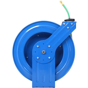 English Elm Welding Hose Reel Retractable Twin Line 100 Ft Oxygen Acetylene Heavy Duty Steel W46566954