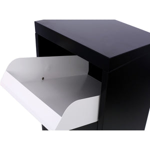 English Elm Package Delivery Box Galvanized Steel Outdoor Parcel Drop with Keyless Lock Secure W46567683