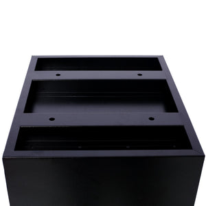 English Elm Package Delivery Box Galvanized Steel Outdoor Parcel Drop with Keyless Lock Secure W46567683