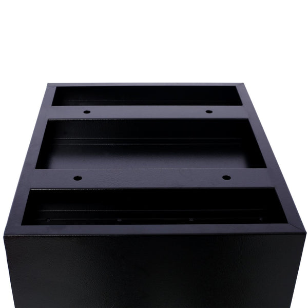 English Elm Package Delivery Box Galvanized Steel Outdoor Parcel Drop with Keyless Lock Secure W46567683