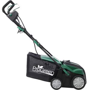 English Elm Garden Electric Lawn Dethatcher 2in1 Scarifier 15 Amp 16 Inch Wide with Collection Bag W46568154