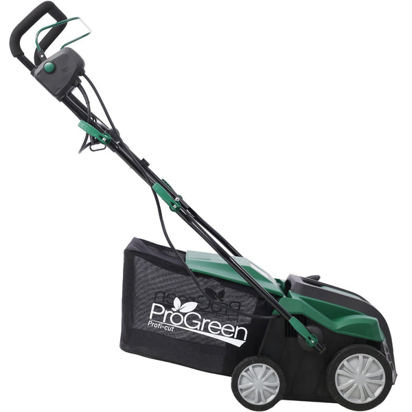 English Elm Garden Electric Lawn Dethatcher 2in1 Scarifier 15 Amp 16 Inch Wide with Collection Bag W46568154