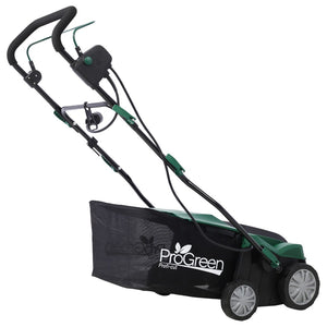 English Elm Garden Electric Lawn Dethatcher 2in1 Scarifier 15 Amp 16 Inch Wide with Collection Bag W46568154